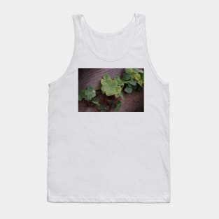 Lucky or Determined? Saint Patricks Day Shamrocks Tank Top